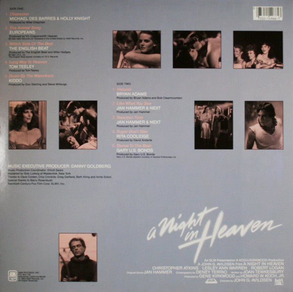 Various : A Night In Heaven (The Original Motion Picture Soundtrack) (LP, Album, RCA)