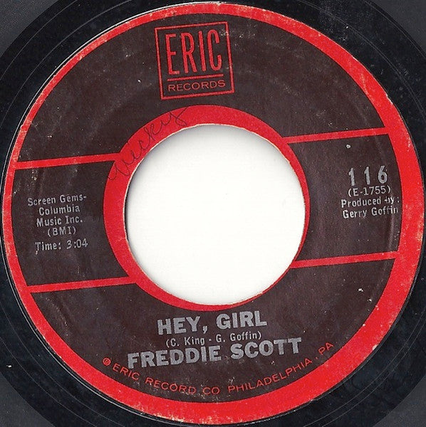 Freddie Scott (2) : Hey Girl / Where Does Love Go (7", Single)