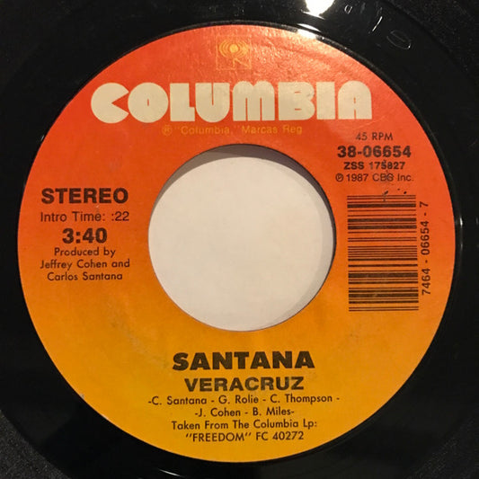 Santana : Veracruz (7")