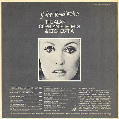 The Alan Copeland Singers : If Love Comes With It (LP, Album)