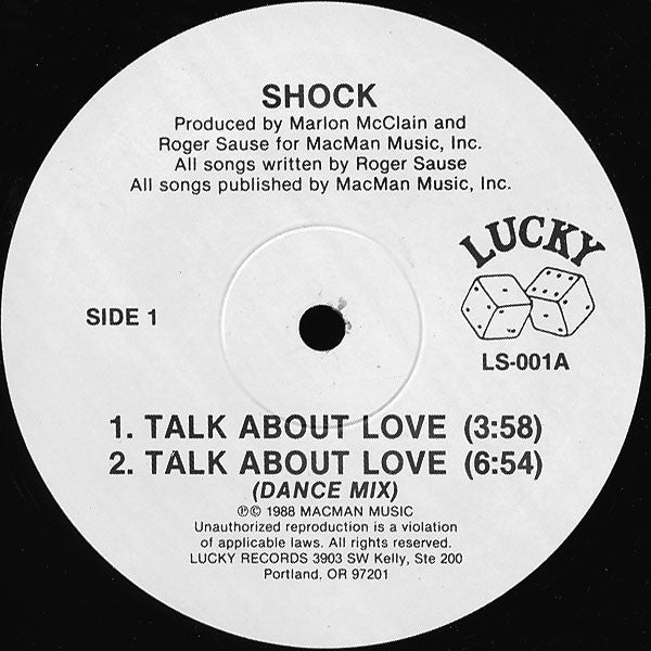 Shock (3) : Talk About Love / Get Off (12")