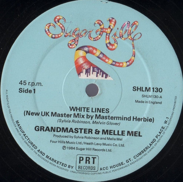 Grandmaster & Melle Mel* : White Lines (12")