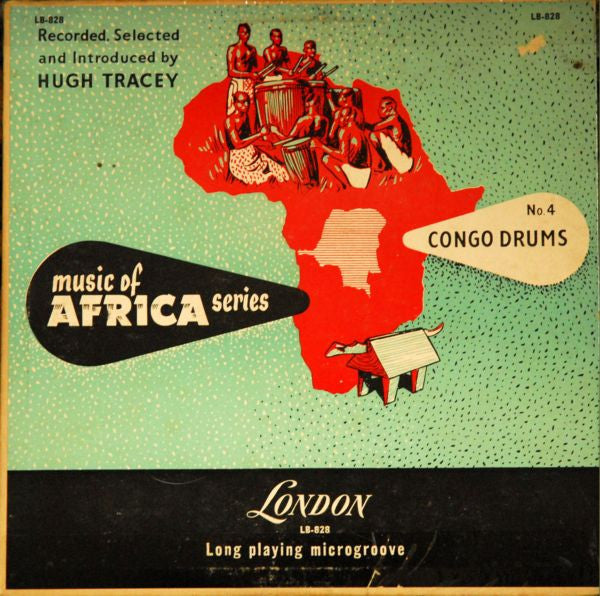 Hugh Tracey : Congo Drums (10", Mono)