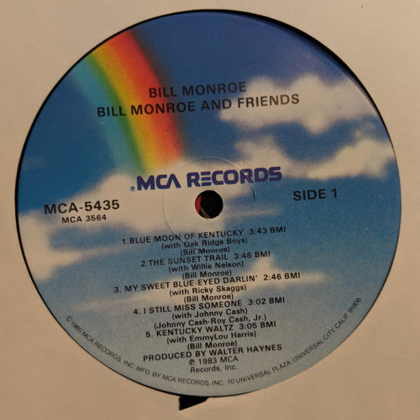 Bill Monroe : Bill Monroe And Friends (LP, Album, Glo)