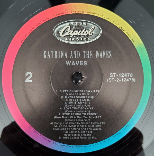 Katrina And The Waves : Waves (LP, Album, Spe)