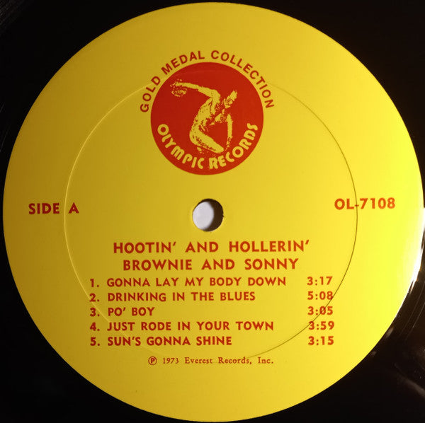 Sonny Terry & Brownie McGhee : Hootin' And Hollerin' (LP, Album, ARC)
