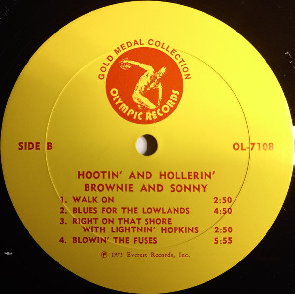 Sonny Terry & Brownie McGhee : Hootin' And Hollerin' (LP, Album, ARC)