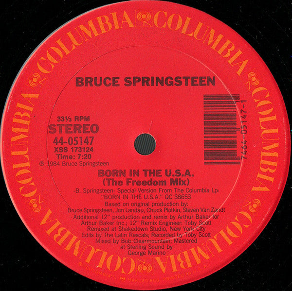 Bruce Springsteen : Born In The U.S.A. (12", Single)