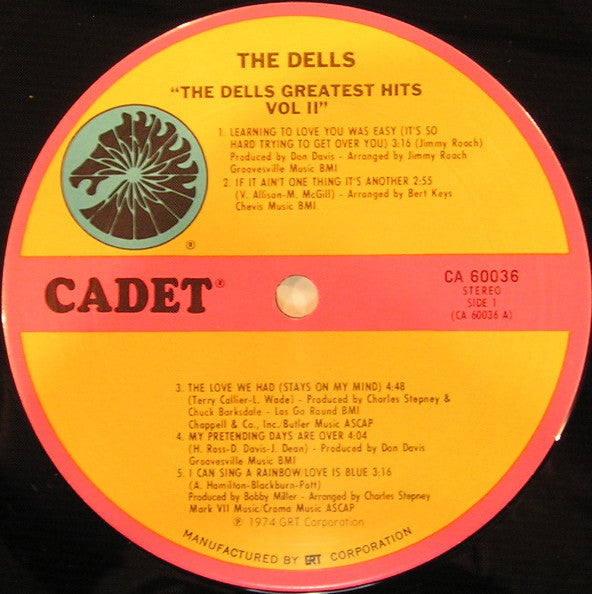 The Dells : Greatest Hits Volume 2 (LP, Comp)