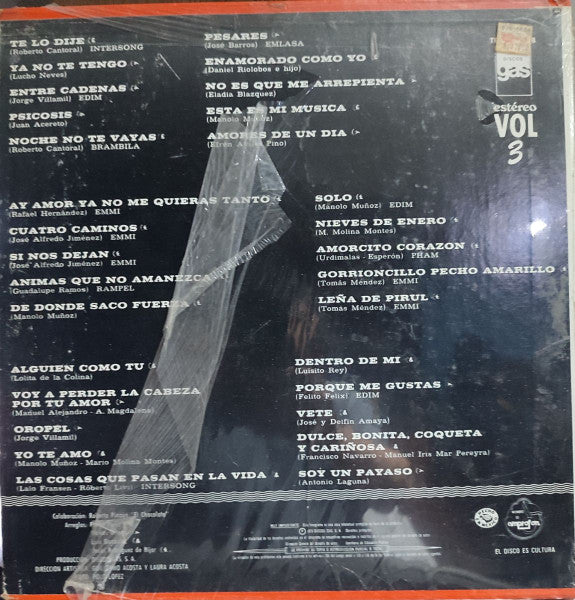 Manolo Muñoz : Vol. 3 (3xLP, Comp)