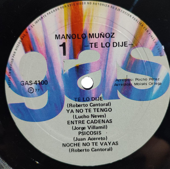 Manolo Muñoz : Vol. 3 (3xLP, Comp)