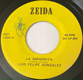 Luis Felipe González : La Saporrita (7", Single, Mono)