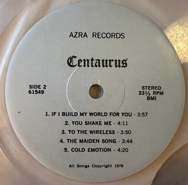 Centaurus : Centaurus (LP, Album, Cle)