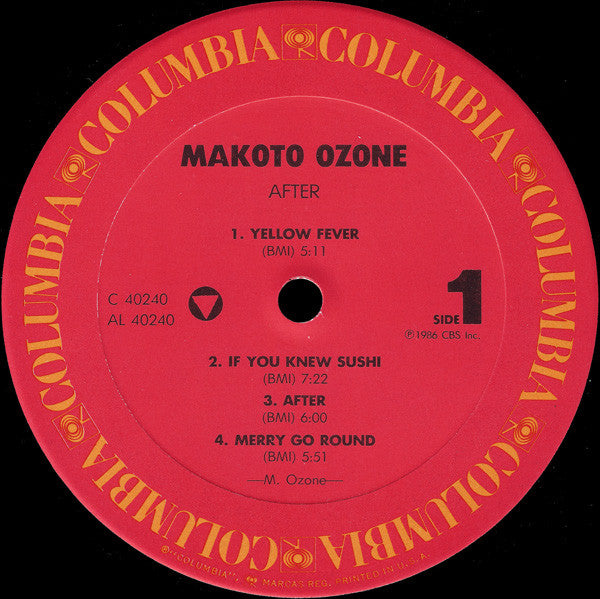 Makoto Ozone : After (LP, Album)