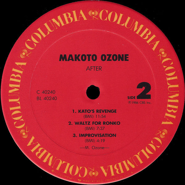 Makoto Ozone : After (LP, Album)