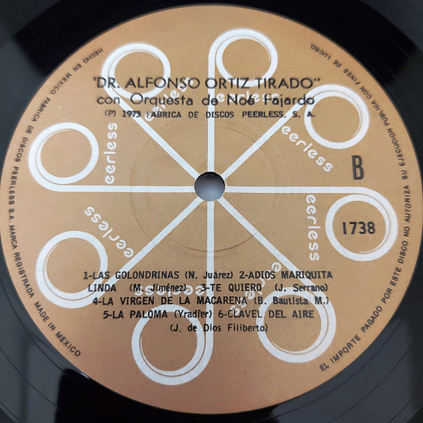 Alfonso Ortiz Tirado : Con La Orquesta De Noe Fajardo (LP, Comp)