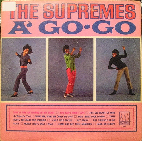 The Supremes : A' Go-Go (LP, Album, Mono)