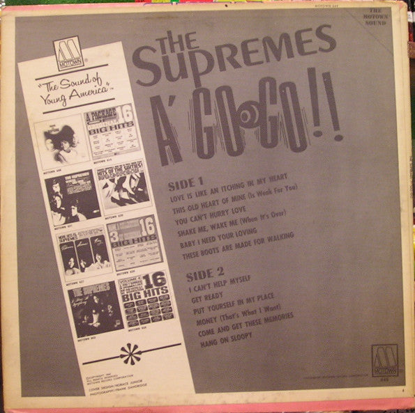 The Supremes : A' Go-Go (LP, Album, Mono)