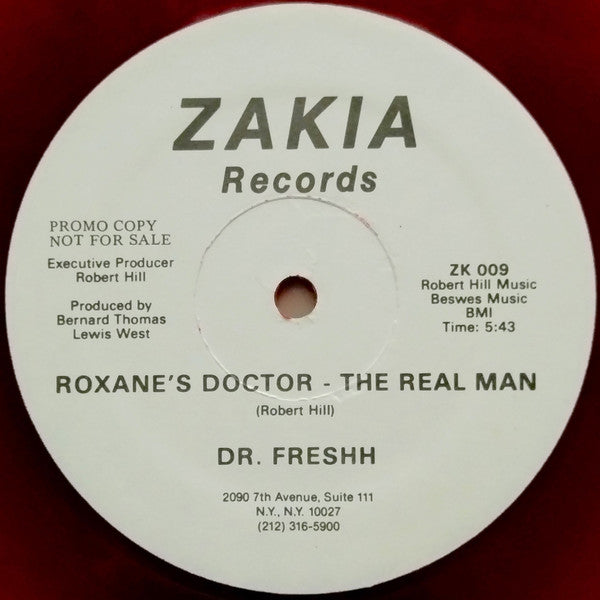 Dr. Freshh : Roxanne's Doctor - The Real Man (12", Promo, Opa)