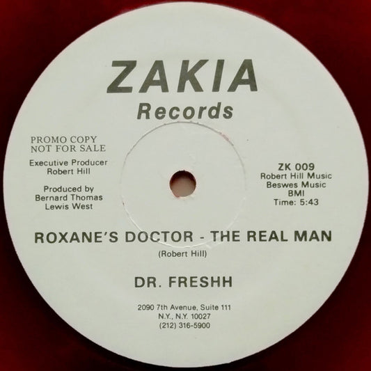 Dr. Freshh : Roxanne's Doctor - The Real Man (12", Promo, Opa)