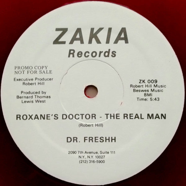 Dr. Freshh : Roxanne's Doctor - The Real Man (12", Promo, Opa)