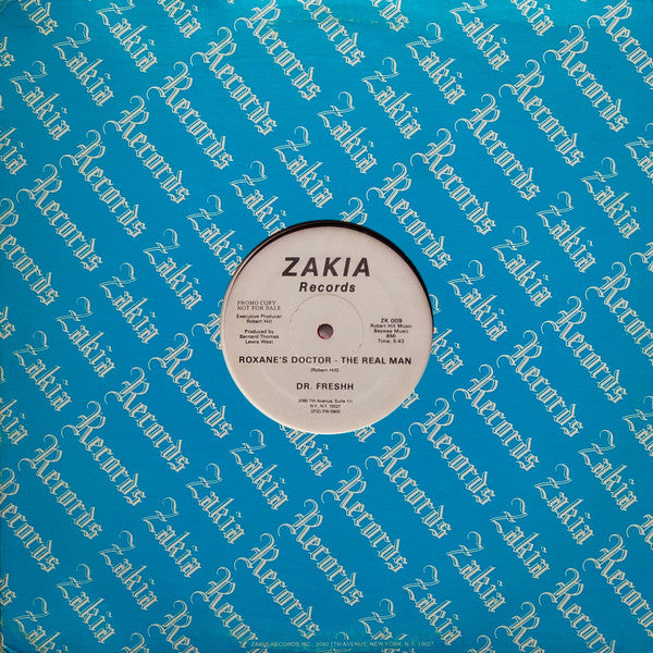 Dr. Freshh : Roxanne's Doctor - The Real Man (12", Promo, Opa)