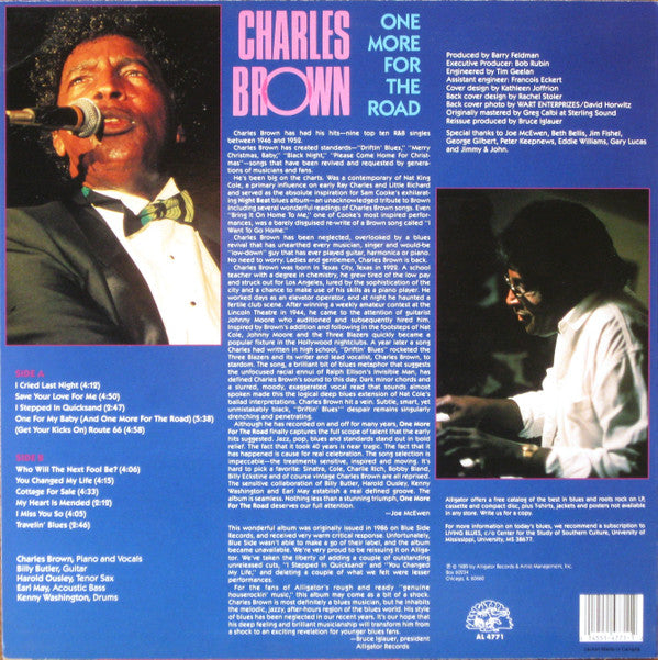 Charles Brown : One More For The Road (LP, Album)