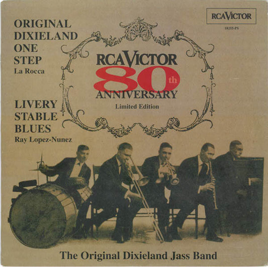 Original Dixieland Jazz Band : Livery Stable Blues / Original Dixieland One Step (10", Ltd, Promo, RE)