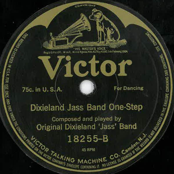 Original Dixieland Jazz Band : Livery Stable Blues / Original Dixieland One Step (10", Ltd, Promo, RE)
