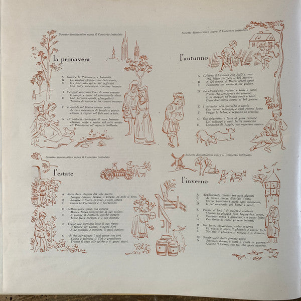 Vivaldi* - I Musici, Félix Ayo : Le Quattro Stagioni (LP, Album, Mono, Min)