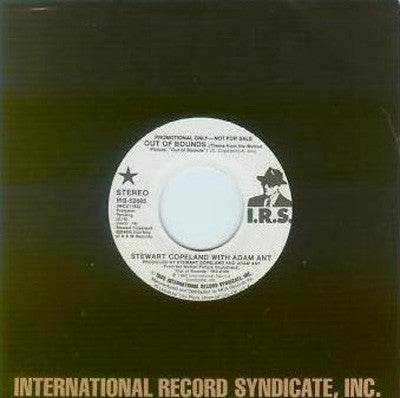 Stewart Copeland With Adam Ant : Out Of Bounds (Theme From The Motion Picture) (7", Promo)