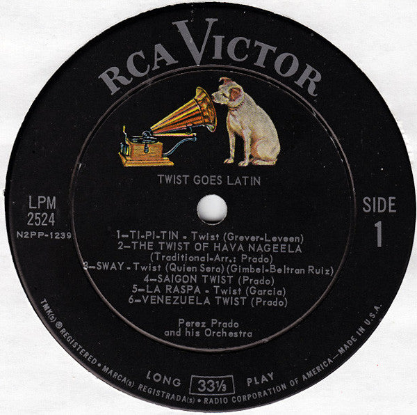 Perez Prado And His Orchestra : Now! Twist Goes Latin (LP, Album, Mono)