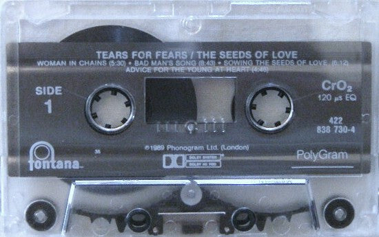 Tears For Fears : The Seeds Of Love (Cass, Album, 35,)