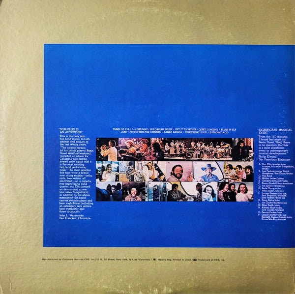 Don Ellis : Tears Of Joy (2xLP, Album, Quad, Gat)