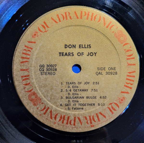 Don Ellis : Tears Of Joy (2xLP, Album, Quad, Gat)