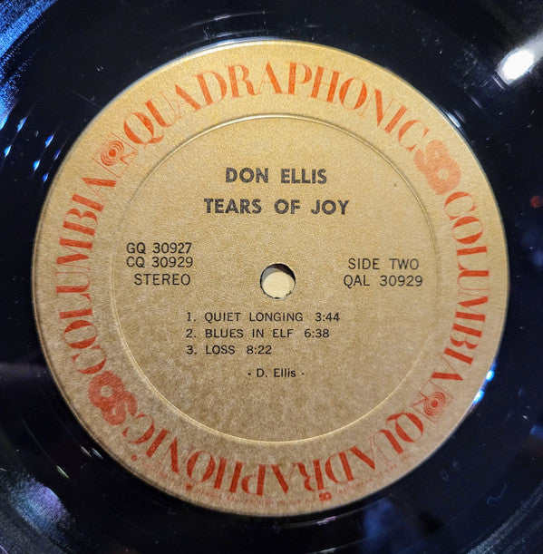 Don Ellis : Tears Of Joy (2xLP, Album, Quad, Gat)
