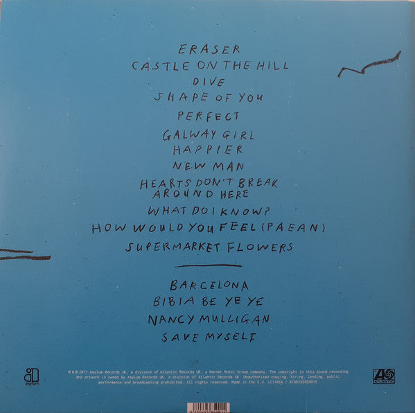 Ed Sheeran : ÷ (Divide) (2xLP, Album, Dlx, Gat)