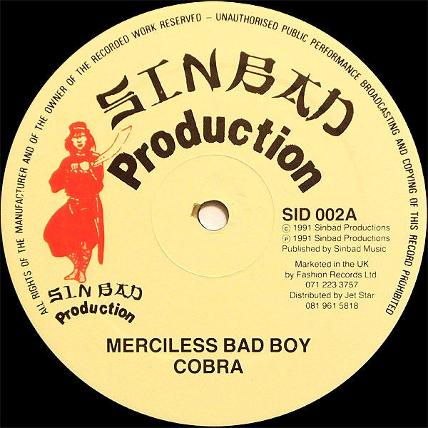 Cobra* / Jimmy Crazy : Merciless Bad Boy / Know Bout Gun (12")