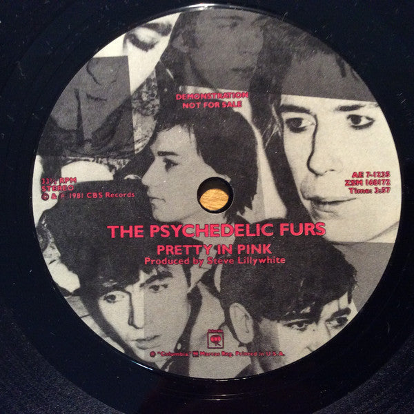 The Psychedelic Furs : Pretty In Pink / No Tears (7", Single, Promo + Flexi, S/Sided, Promo, Cle)