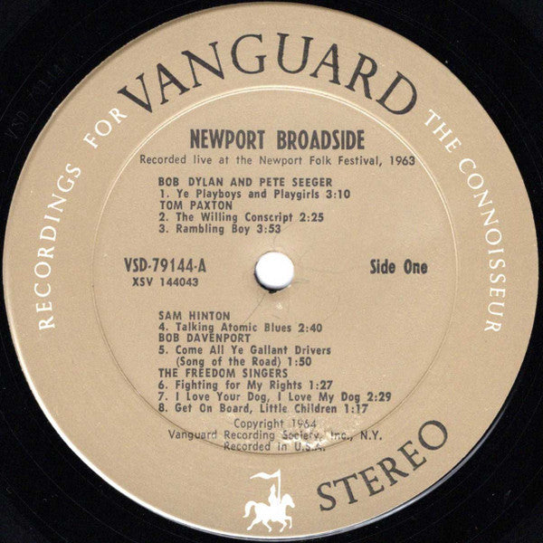 Various : Newport Broadside (LP, Album, Gol)