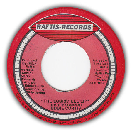 Eddie Curtis : The Louisville Lip (He's The Greatest) (7")