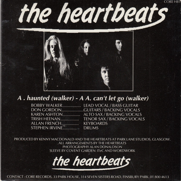 The Heartbeats (7) : Haunted / Can't Let Go (7")