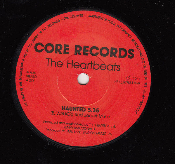 The Heartbeats (7) : Haunted / Can't Let Go (7")