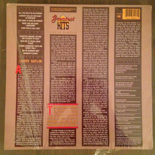 Larry Gatlin & The Gatlin Brothers Band* : Greatest Hits Vol. II (LP, Comp)