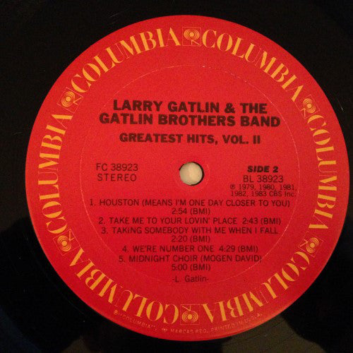 Larry Gatlin & The Gatlin Brothers Band* : Greatest Hits Vol. II (LP, Comp)