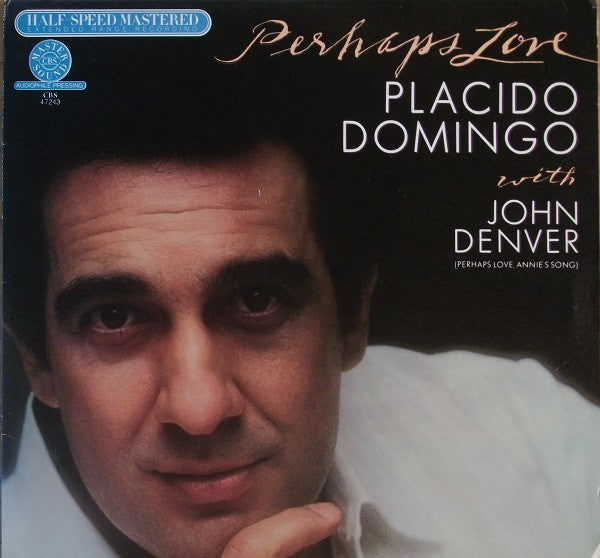 Placido Domingo With John Denver : Perhaps Love (LP, Album, Hal)