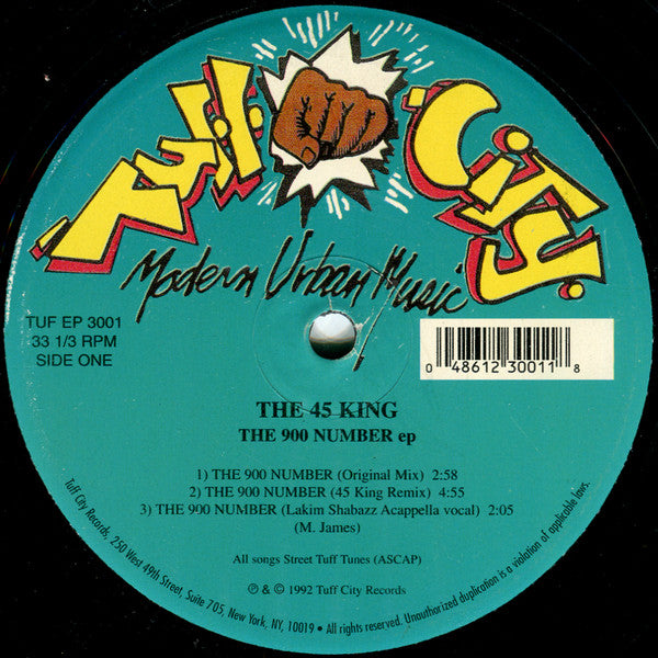 The 45 King : The 900 Number EP (12", EP)