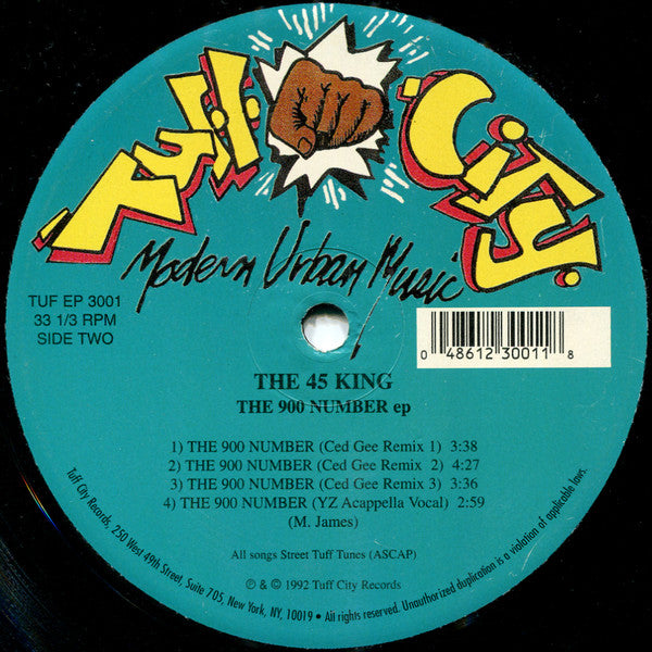 The 45 King : The 900 Number EP (12", EP)