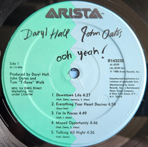 Daryl Hall John Oates* : Ooh Yeah! (LP, Album, Club, Hau)