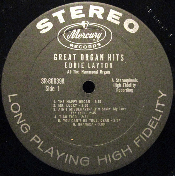 Eddie Layton : Great Organ Hits (LP, Album, Bla)